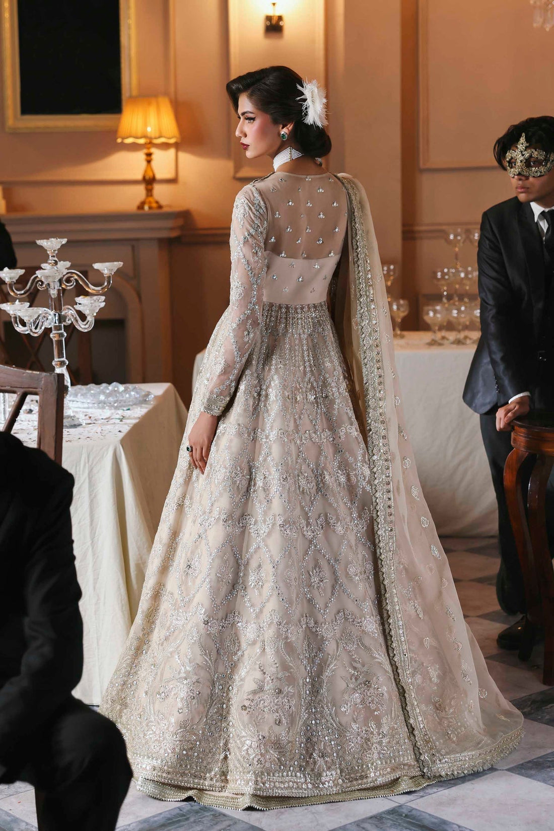 Akbar Aslam | Deewani Wedding Formals | Gulnisa - by Libasekhas UK - Registered Vendor of : Akbar Aslam - 100% Original Designer Dress