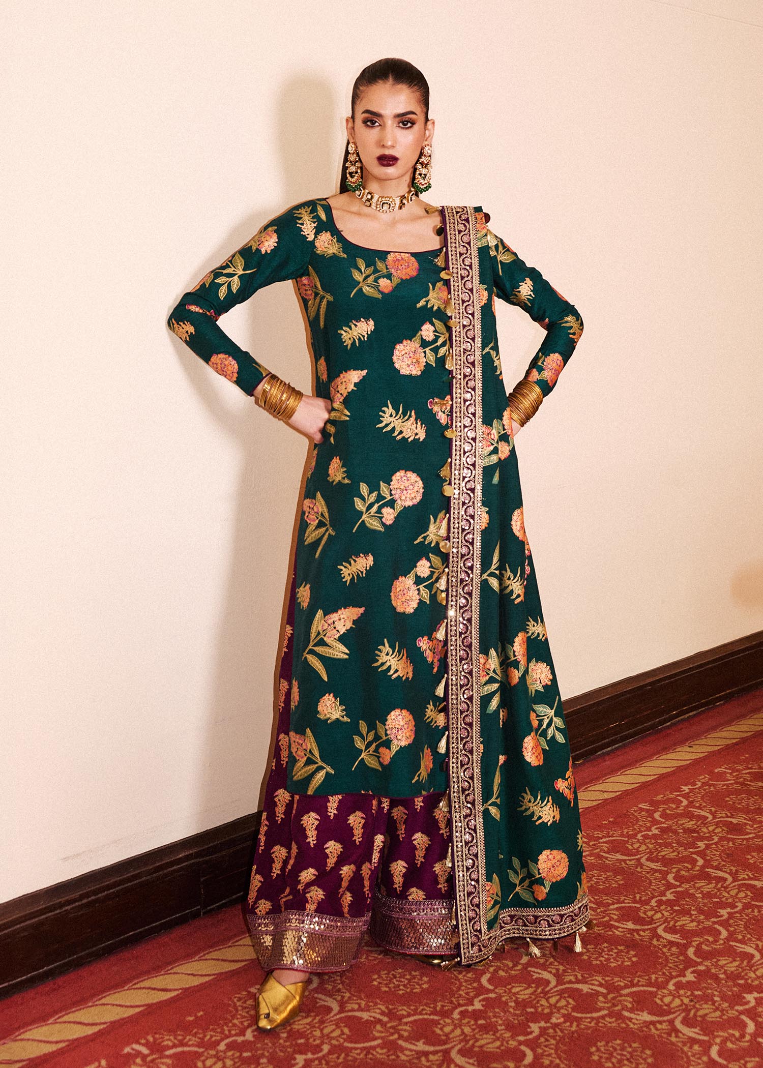 Hussain Rehar | Luxury Pret SS 24 | Taaq - by - Libasekhas UK - Registered Vendor of : Hussain Rehar - 100% Original Designer Dresss