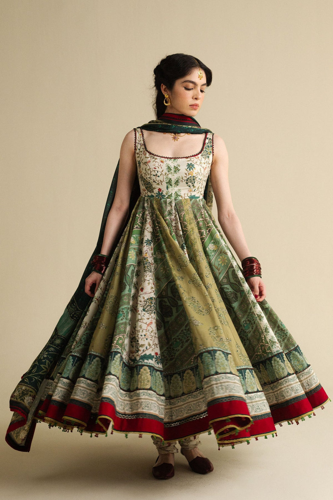 Zara Shahjahan | Anarkali 25 | Saawan-D2 - by Libasekhas UK - Registered Vendor of : Zara Shahjahan - 100% Original Designer Dress