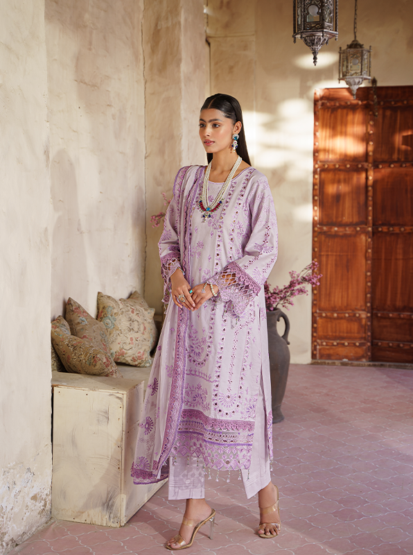Zebtan | Zeenat Luxury Lawn Eid Collection | ZL 05 - by - Libasekhas UK - Registered Vendor of : Zebtan - 100% Original Designer Dresss