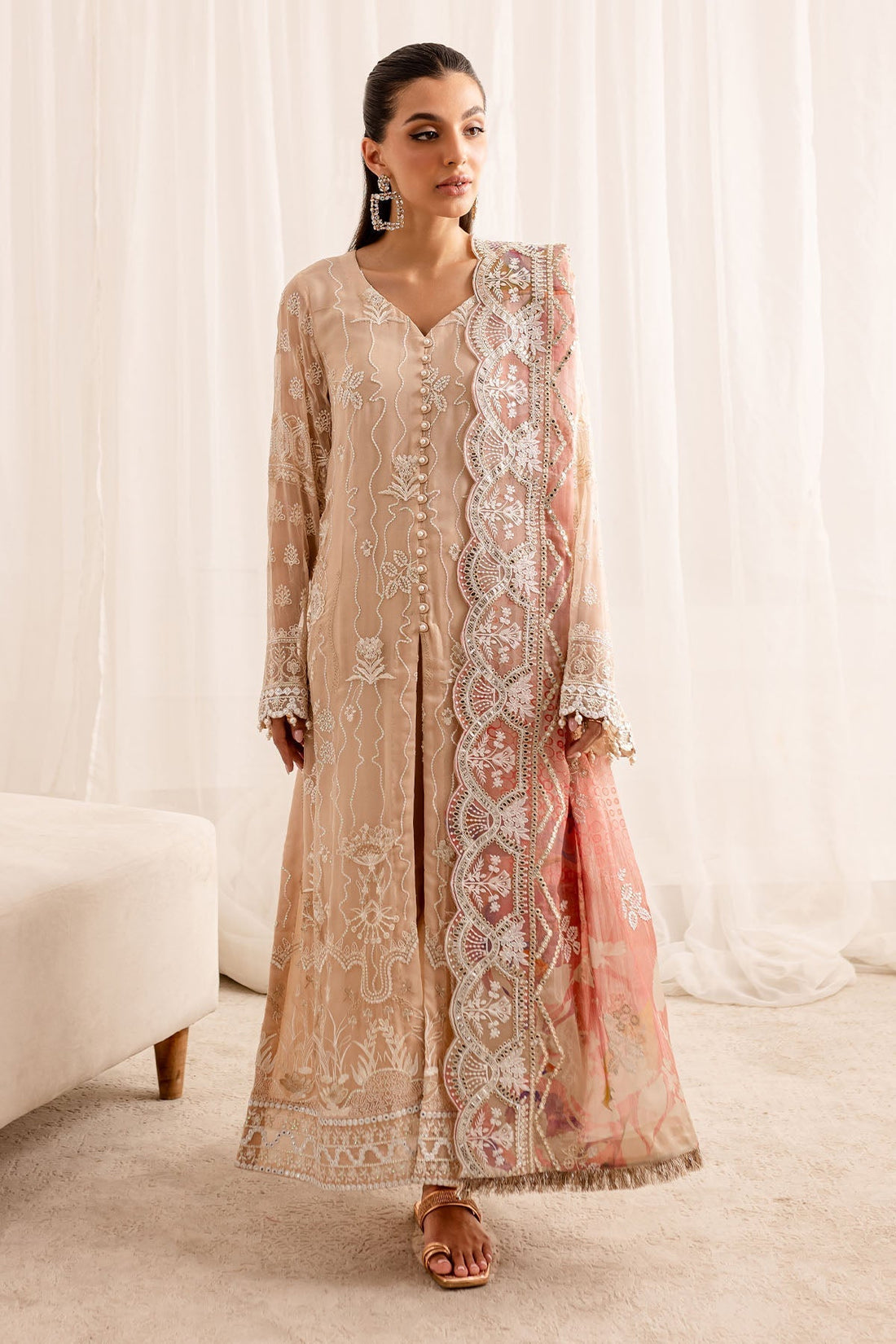 Nureh | Fancy Formals | NP-509 - by - Libasekhas UK - Registered Vendor of : Nureh - 100% Original Designer Dresss