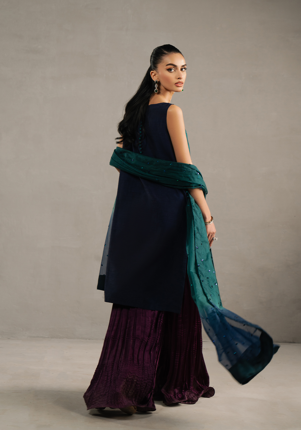 Zarqash | Silk Edit | ZQS 024 STARLETTE - by - Libasekhas UK - Registered Vendor of : Zarqash - 100% Original Designer Dresss