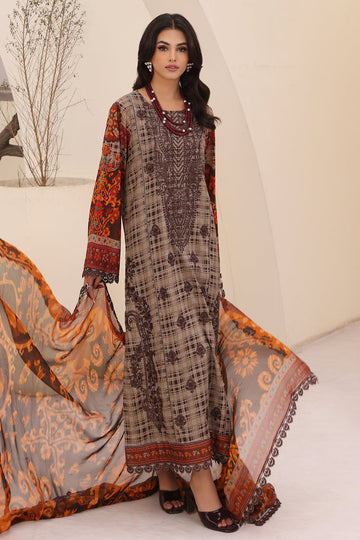 Charizma | Naranji Embroidered Lawn 24 | CN4-010 - Luxury - Libasekhas