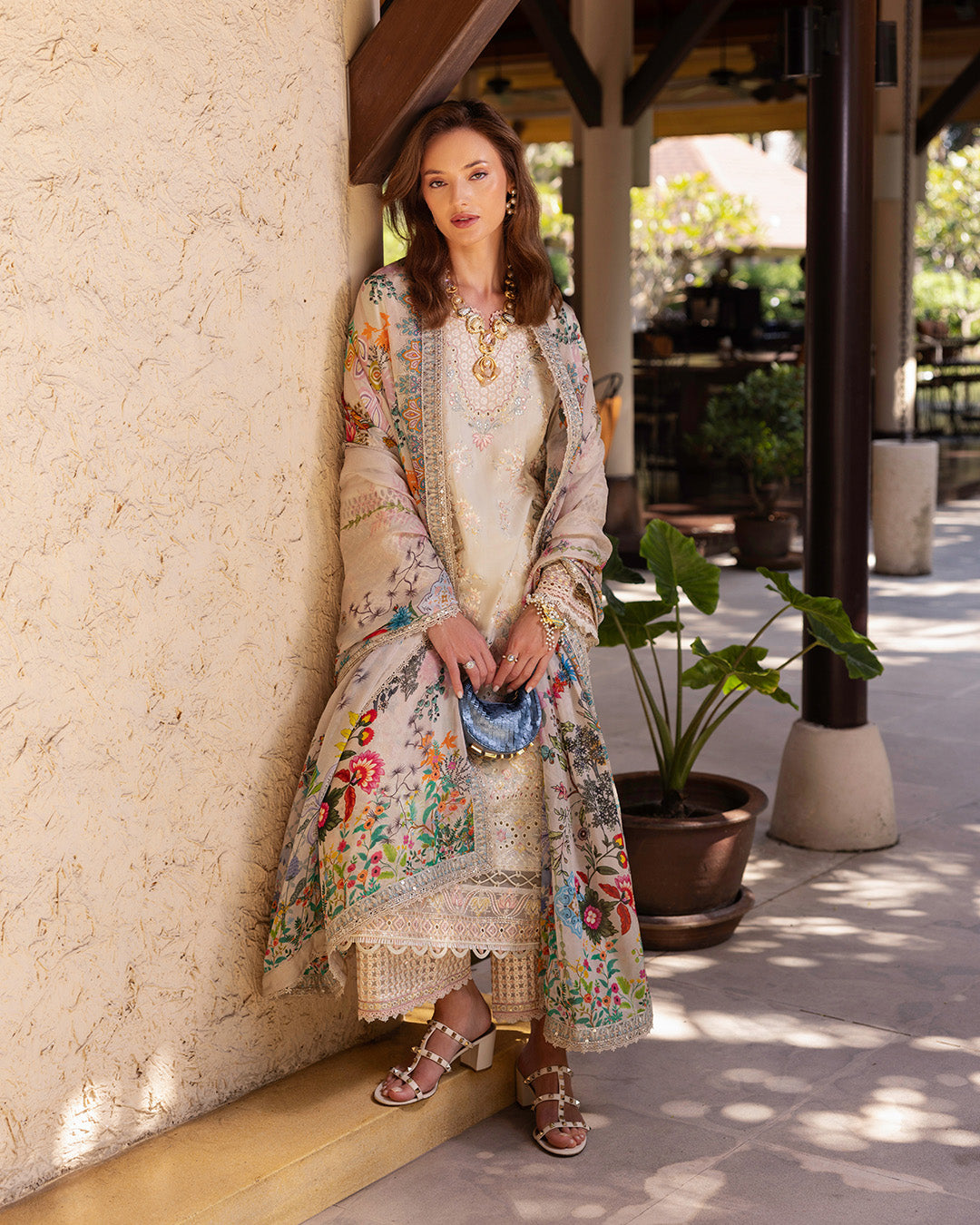 Faiza Saqlain | Zinnia Lawn 25 | Delilah - by - Libasekhas UK - Registered Vendor of : Faiza Saqlain - 100% Original Designer Dresss