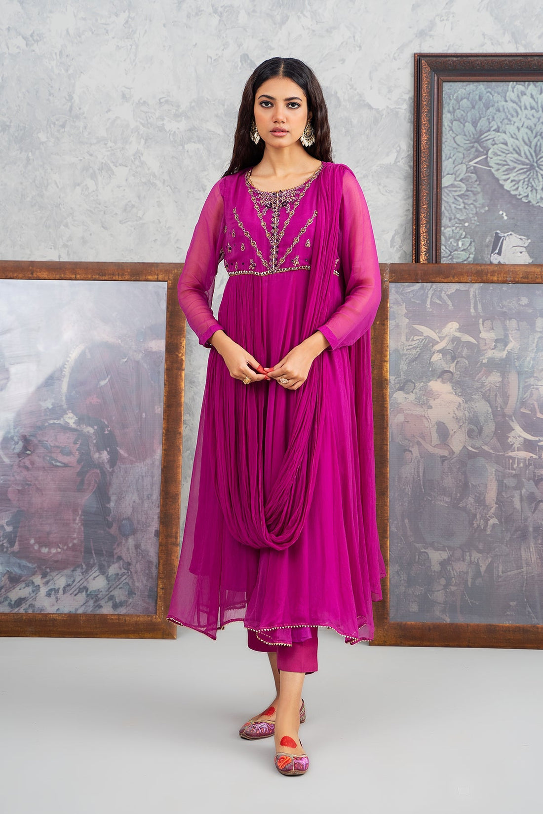 Charizma | Festive Pret | EDP-3-044 - by - Libasekhas UK - Registered Vendor of : Charizma - 100% Original Designer Dresss