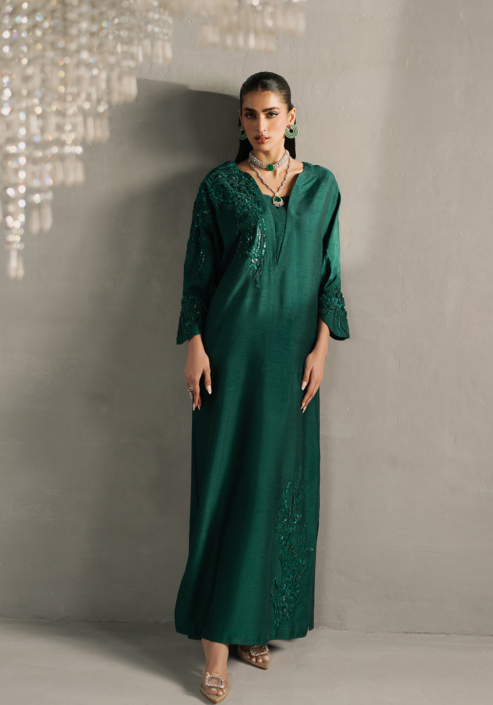 Zarqash | Silk Edit | ZQS 009 IZEL - by - Libasekhas UK - Registered Vendor of : Zarqash - 100% Original Designer Dresss