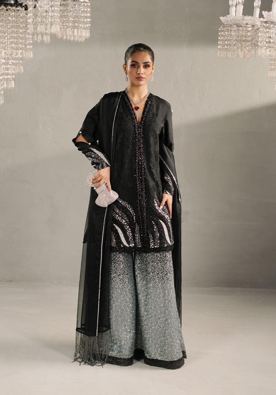 Zarqash | Silk Edit | ZQS 022 LEILA - by - Libasekhas UK - Registered Vendor of : Zarqash - 100% Original Designer Dresss