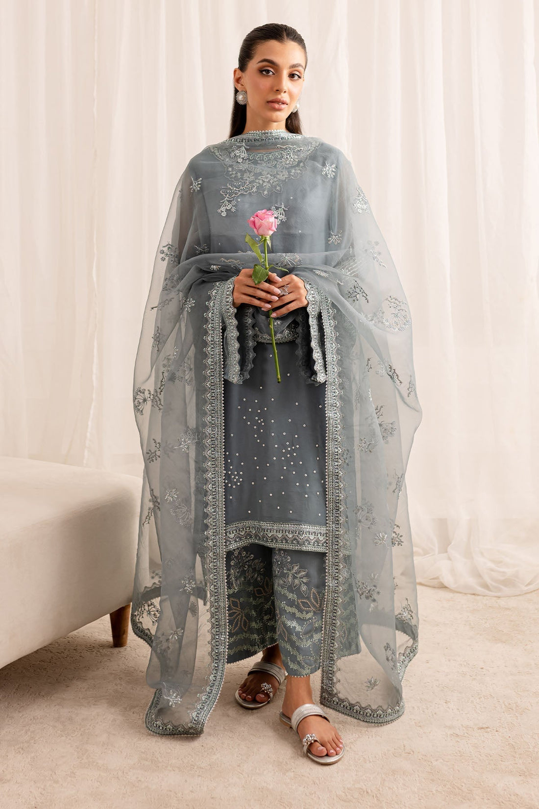 Nureh | Fancy Formals | NP-521 - by - Libasekhas UK - Registered Vendor of : Nureh - 100% Original Designer Dresss