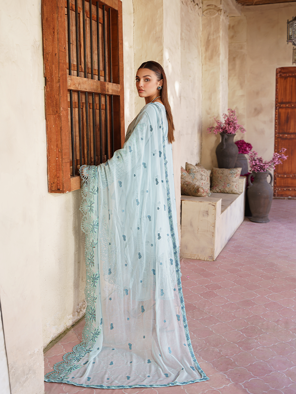 Zebtan | Zeenat Luxury Lawn Eid Collection | ZL 06 - by - Libasekhas UK - Registered Vendor of : Zebtan - 100% Original Designer Dresss