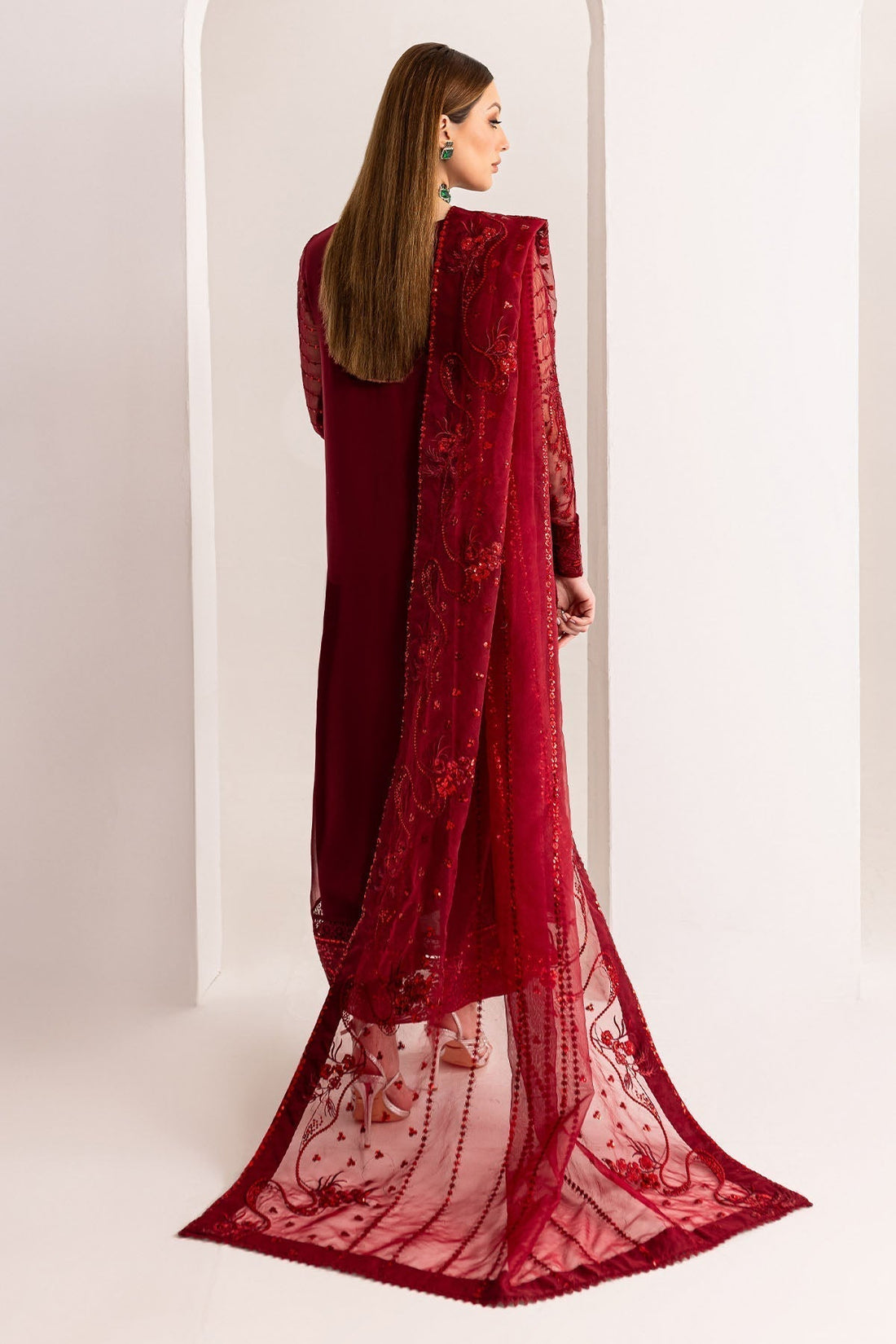 Nureh | Fancy Formals | NP-516 - by - Libasekhas UK - Registered Vendor of : Nureh - 100% Original Designer Dresss