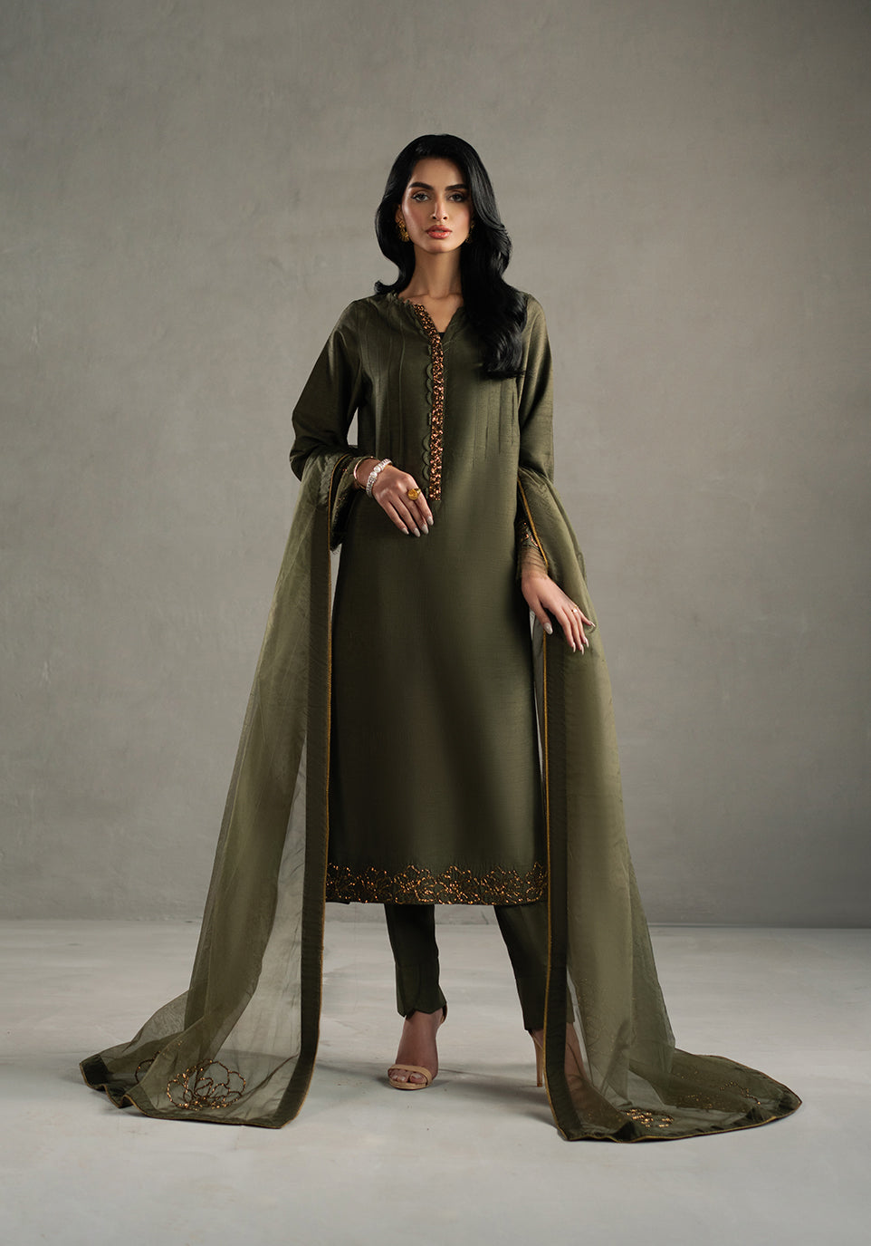 Zarqash | Silk Edit | ZQS 006 ARIA - by - Libasekhas UK - Registered Vendor of : Zarqash - 100% Original Designer Dresss