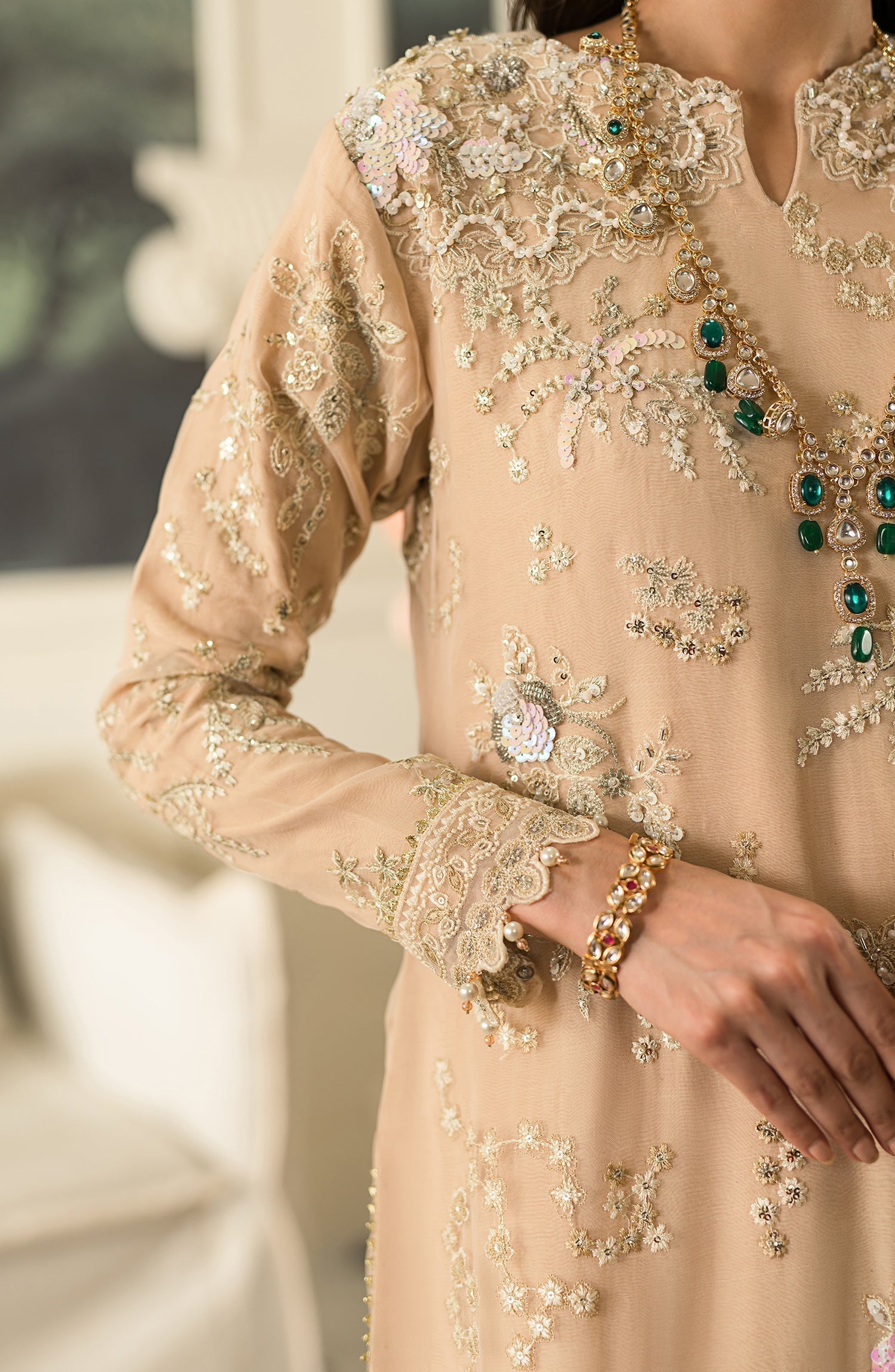 Emaan Adeel | Suave Luxury Formals 24 | ARUNA - by - Libasekhas UK - Registered Vendor of : Emaan Adeel - 100% Original Designer Dresss