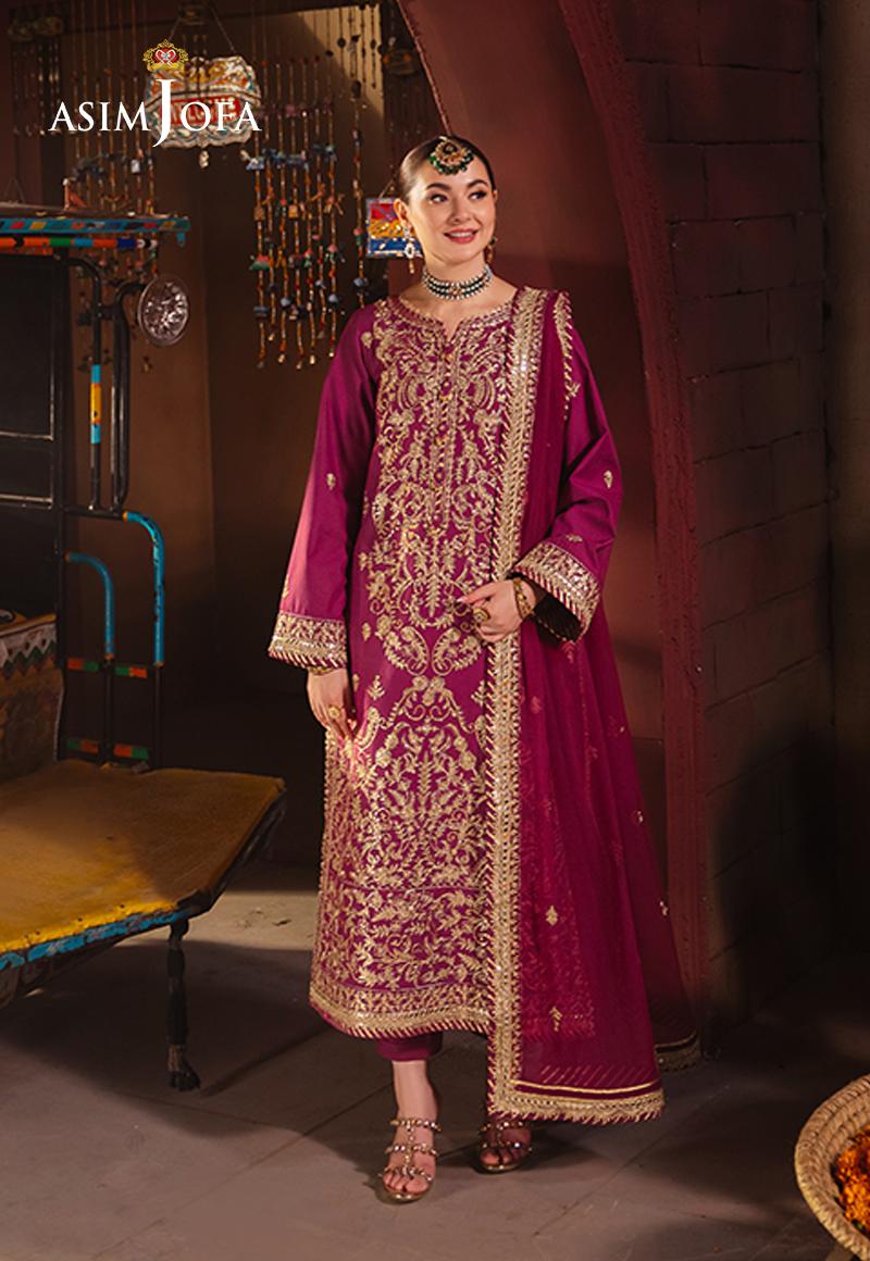Asim Jofa | Chamkeli Formals 24 | AJKK-21 - by - Libasekhas UK - Registered Vendor of : Asim Jofa - 100% Original Designer Dresss