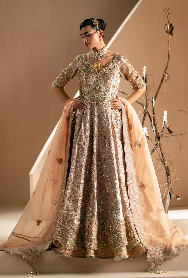 AJR Couture | Signature Wedding Formals | Peach Maxi & Lehnga-Rang e Noor