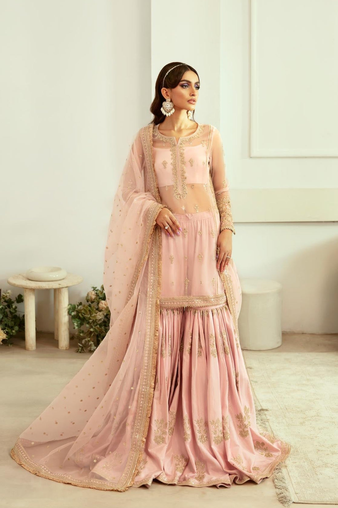 Akbar Aslam | Velora Formal Pret | Rosette - by - Libasekhas UK - Registered Vendor of : Akbar Aslam - 100% Original Designer Dresss