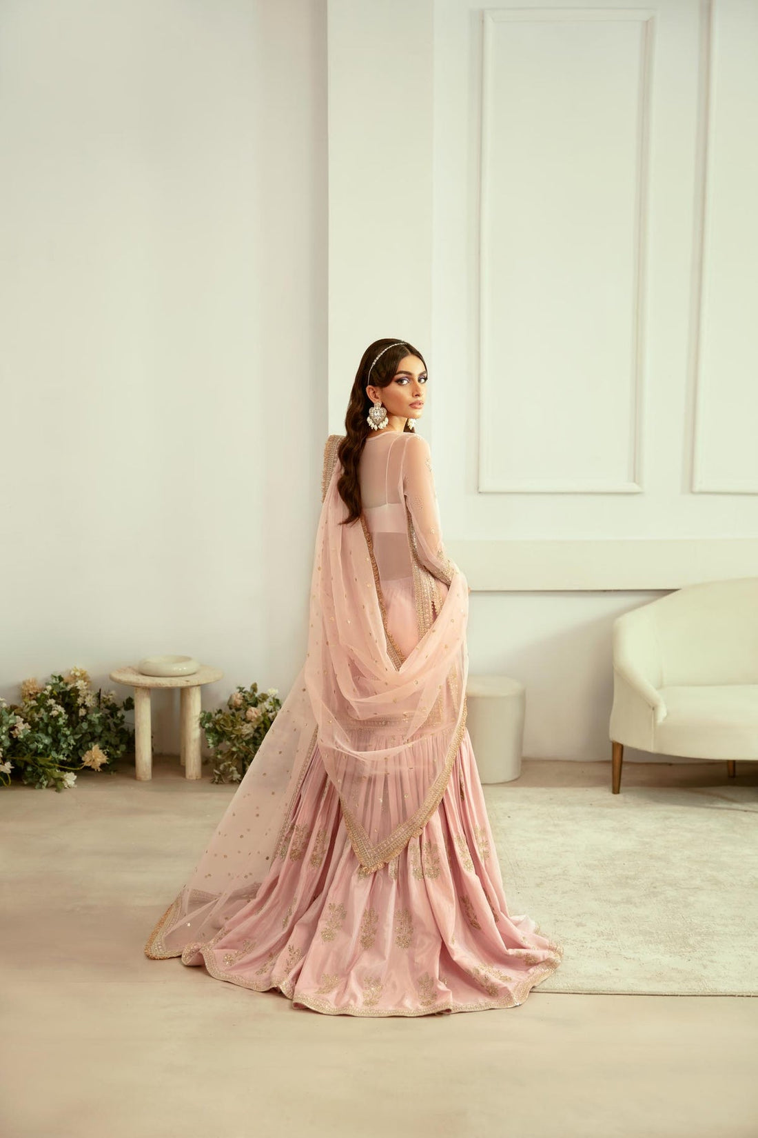 Akbar Aslam | Velora Formal Pret | Rosette - by - Libasekhas UK - Registered Vendor of : Akbar Aslam - 100% Original Designer Dresss