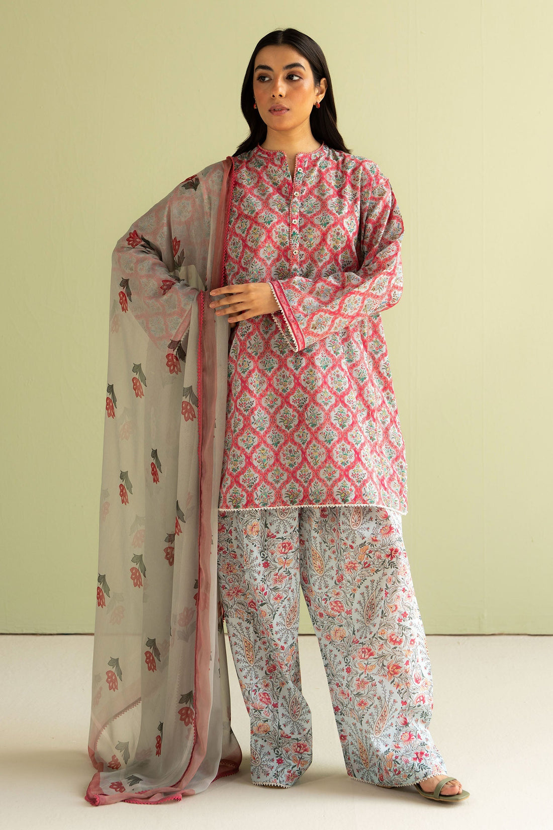 Zara Shahjahan | Coco Prints 25 | Amaya-10B - by - Libasekhas UK - Registered Vendor of : Zara Shahjahan - 100% Original Designer Dresss