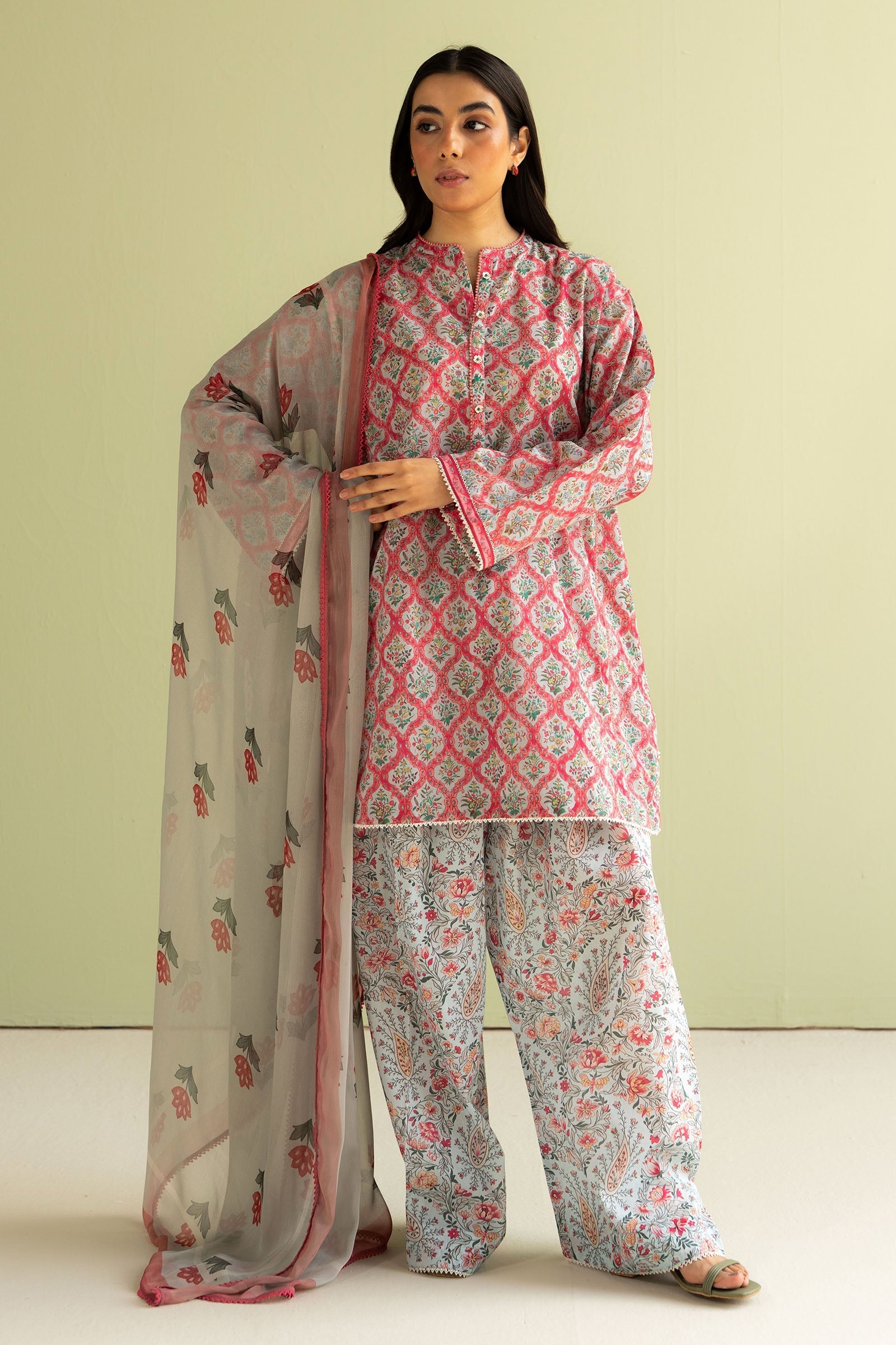 Zara Shahjahan | Coco Prints 25 | Amaya-10B - by - Libasekhas UK - Registered Vendor of : Zara Shahjahan - 100% Original Designer Dresss