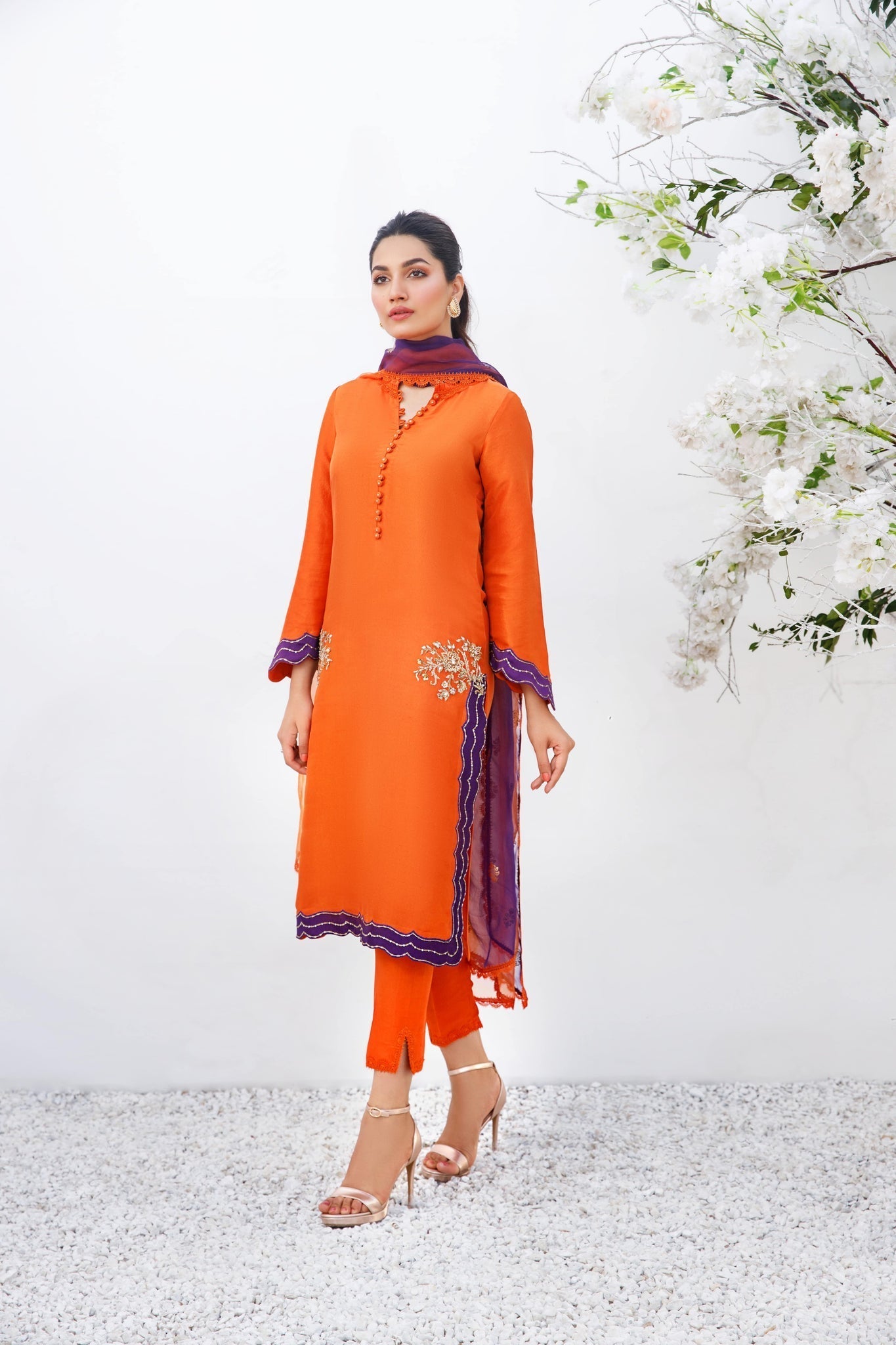 Anam Akhlaq | Festive Collection | D-19 - by - Libasekhas UK - Registered Vendor of : Anam Akhlaq - 100% Original Designer Dresss