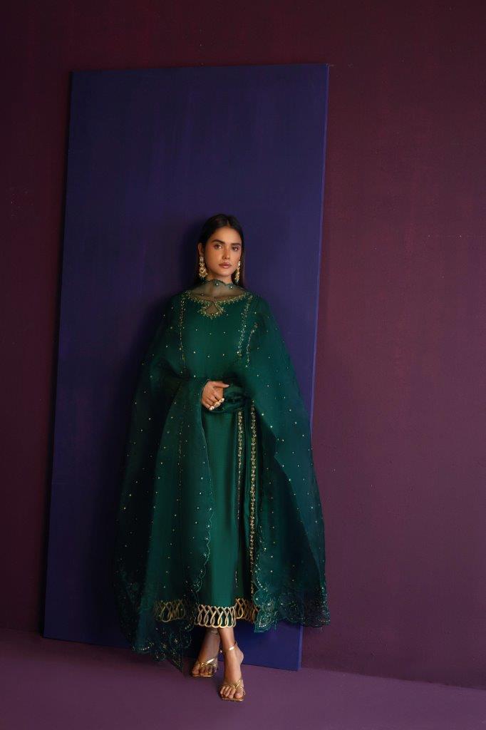 Anam Akhlaq | Festive Collection | D-44 - by - Libasekhas UK - Registered Vendor of : Anam Akhlaq - 100% Original Designer Dresss