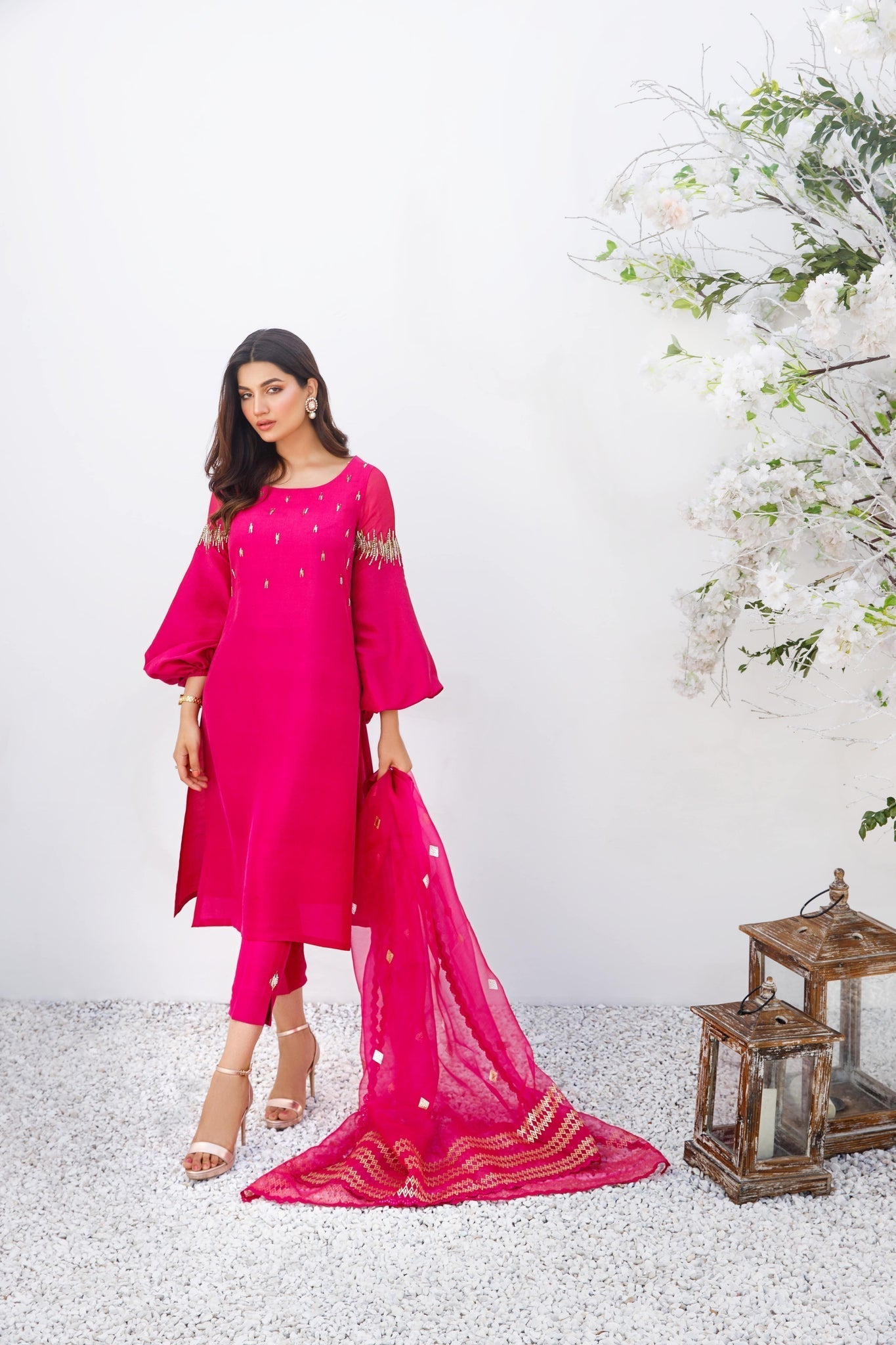 Anam Akhlaq | Festive Collection | D-16 - by - Libasekhas UK - Registered Vendor of : Anam Akhlaq - 100% Original Designer Dresss