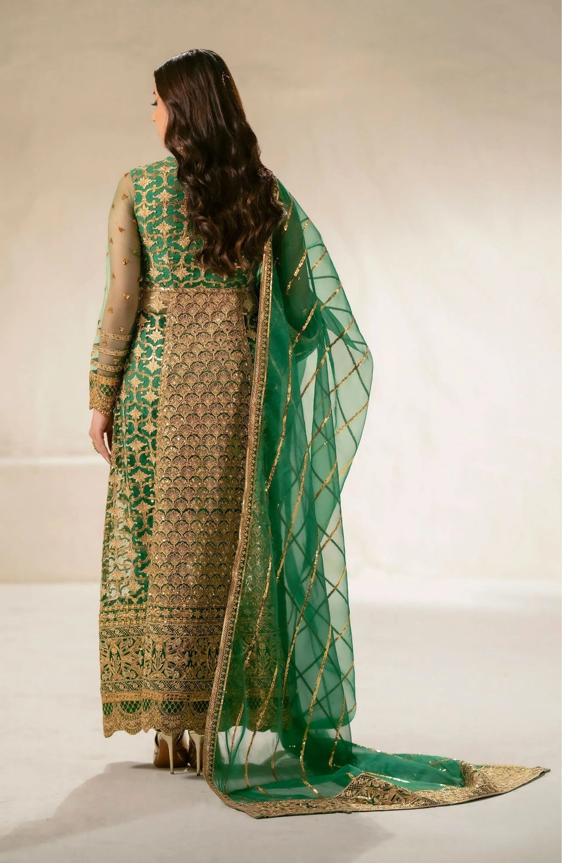 Maryum N Maria | Luxury Formals | DELBAR - MW24-570 - by - Libasekhas UK - Registered Vendor of : Maryum N Maria - 100% Original Designer Dresss