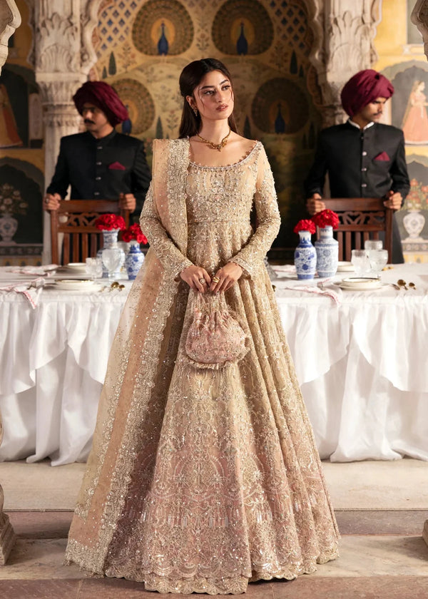 Kanwal Malik| Maahi-Festive Unstitched'26 | Nude Omber Piswas & Lehnga - Zaariya