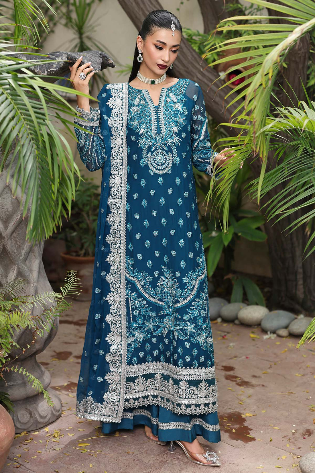 Imrozia Premium I Saiyara Formals I I-232 AZURA - by Libasekhas UK - Registered Vendor of : Imrozia Premium - 100% Original Designer Dress