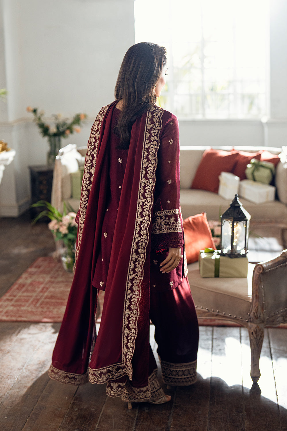 Azure | Luxe Formals | Berry Dusk - by Libasekhas UK - Registered Vendor of : Azure - 100% Original Designer Dress