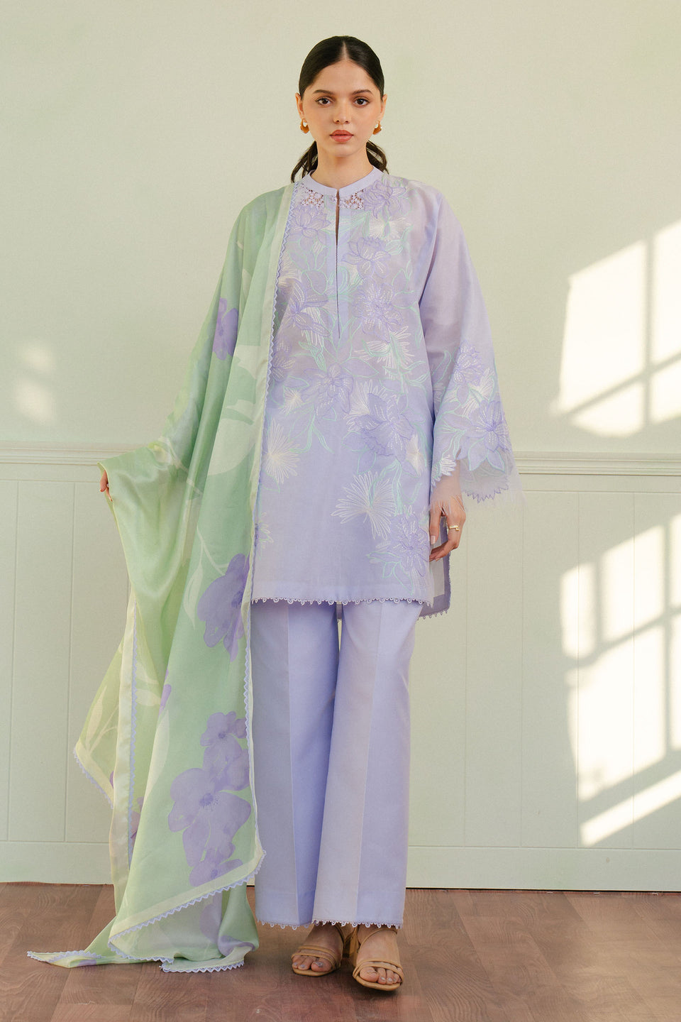 Zara Shahjahan | Coco Lawn 25 | BLOOM-1A - by - Libasekhas UK - Registered Vendor of : Zara Shahjahan - 100% Original Designer Dresss