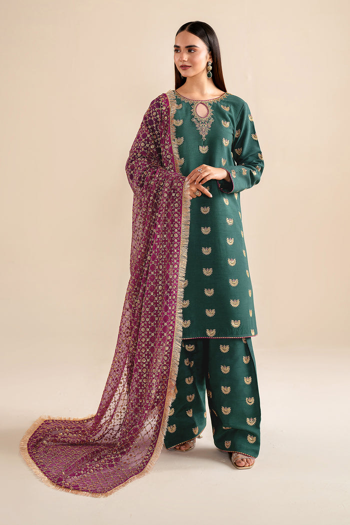 Baroque | Velvet Formals | SILK UF-614 - by - Libasekhas UK - Registered Vendor of : Baroque - 100% Original Designer Dresss