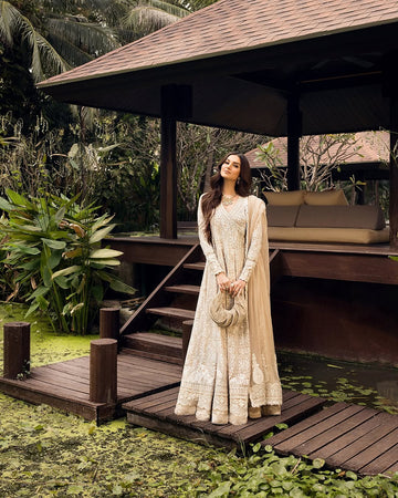 Faiza Saqlain | Zinnia Luxury Lawn’25 | Ilima - - Libasekhas