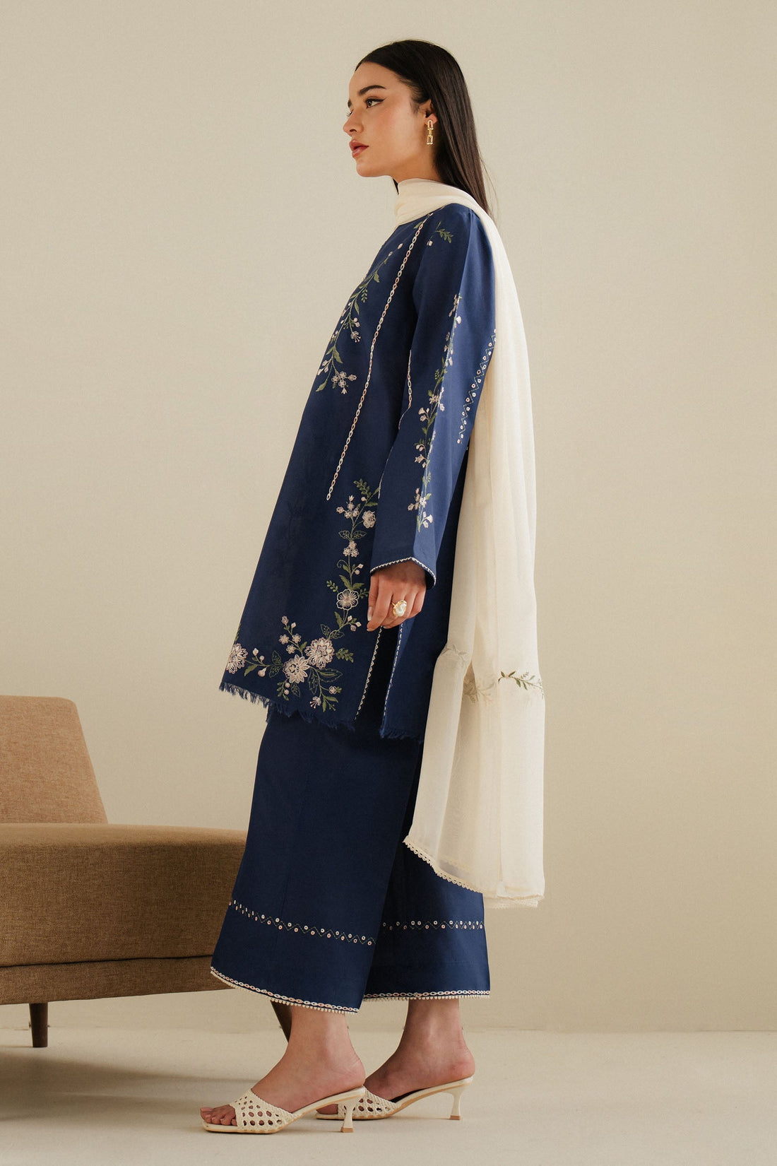 Zara Shahjahan | Eid Pret 25 | CR25P0107 - by - Libasekhas UK - Registered Vendor of : Zara Sahjahan - 100% Original Designer Dresss