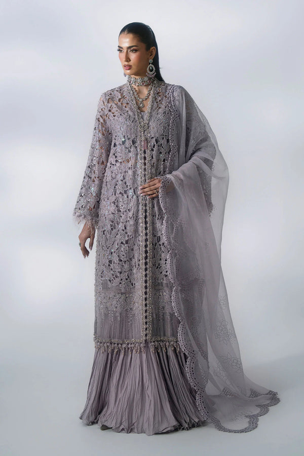 Maria B | Unstitched Mbroidered | BD-3105-Dusty Lilac-Default