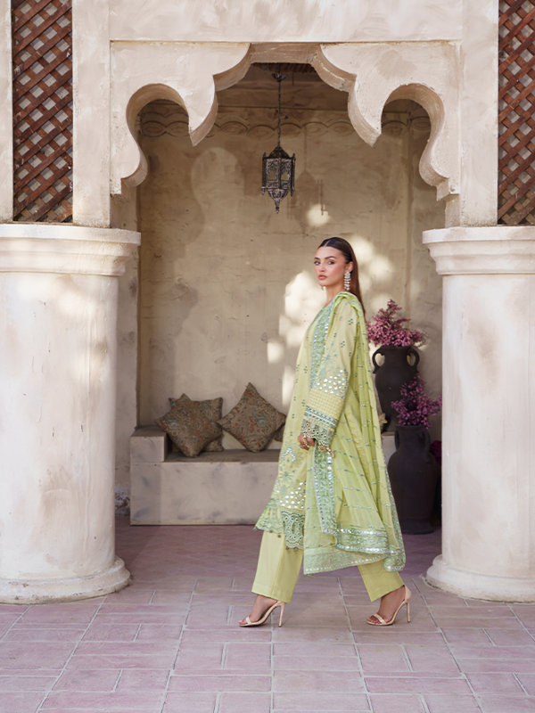 Zebtan | Zeenat Luxury Lawn Eid Collection | ZL 02 - by - Libasekhas UK - Registered Vendor of : Zebtan - 100% Original Designer Dresss