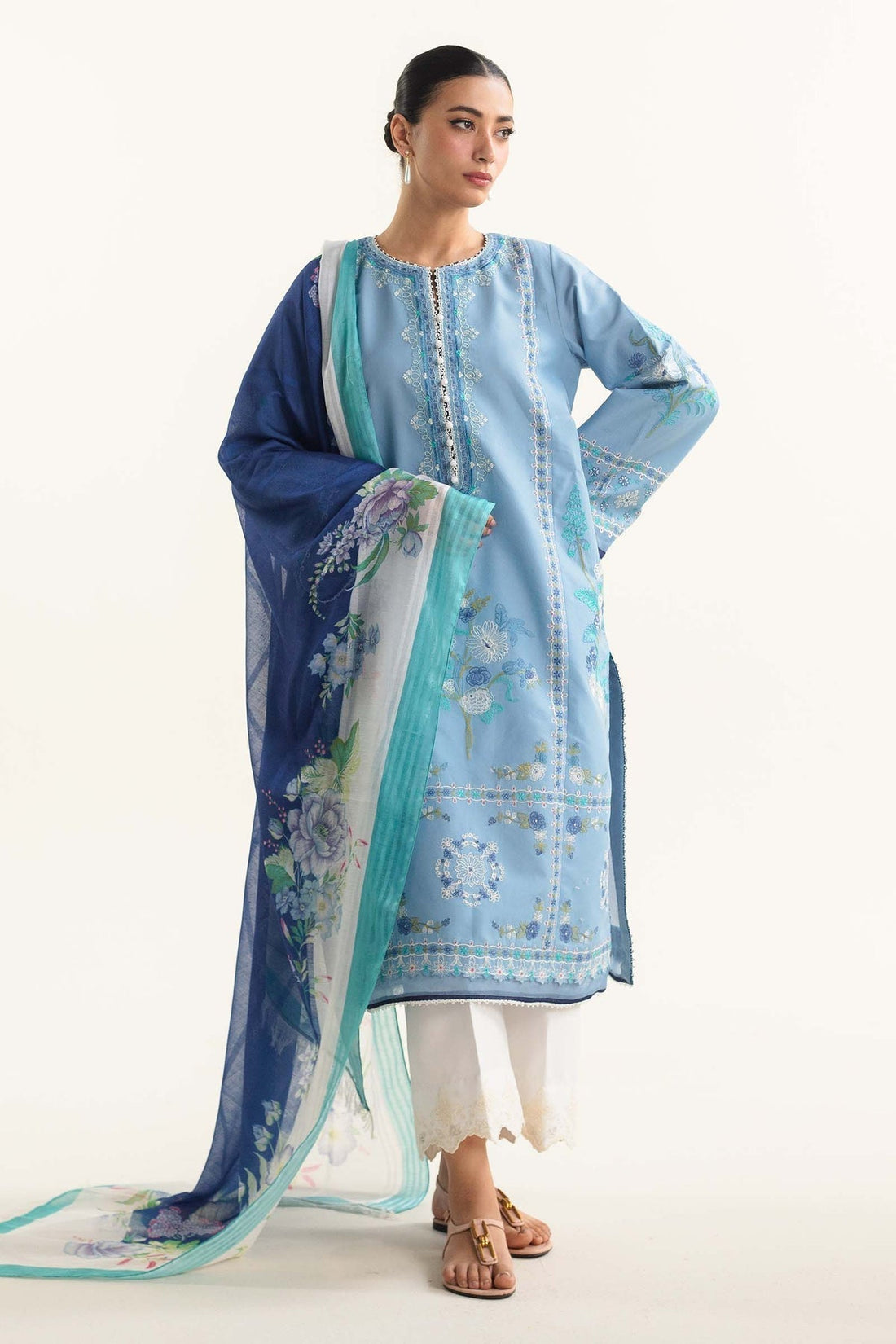 Zara Shahjahan | Coco Lawn Vol 2 | DAHLIA-1B - by - Libasekhas UK - Registered Vendor of : Zara Shahjahan - 100% Original Designer Dresss