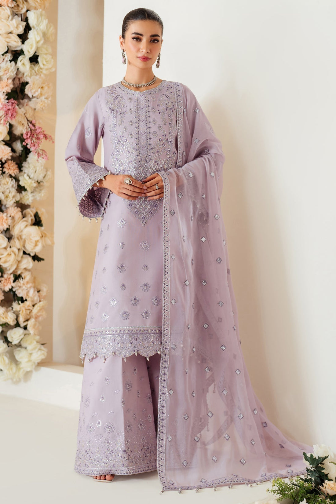 Alizeh | Luxury Raw Silk | AF-RS-02-BERRY - by - Libasekhas UK - Registered Vendor of : Alizeh - 100% Original Designer Dresss