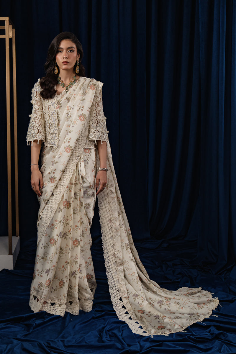 Qalamkar | Luxe Pret | CR-05 AMIRA - by - Libasekhas UK - Registered Vendor of : Qalamkar - 100% Original Designer Dresss