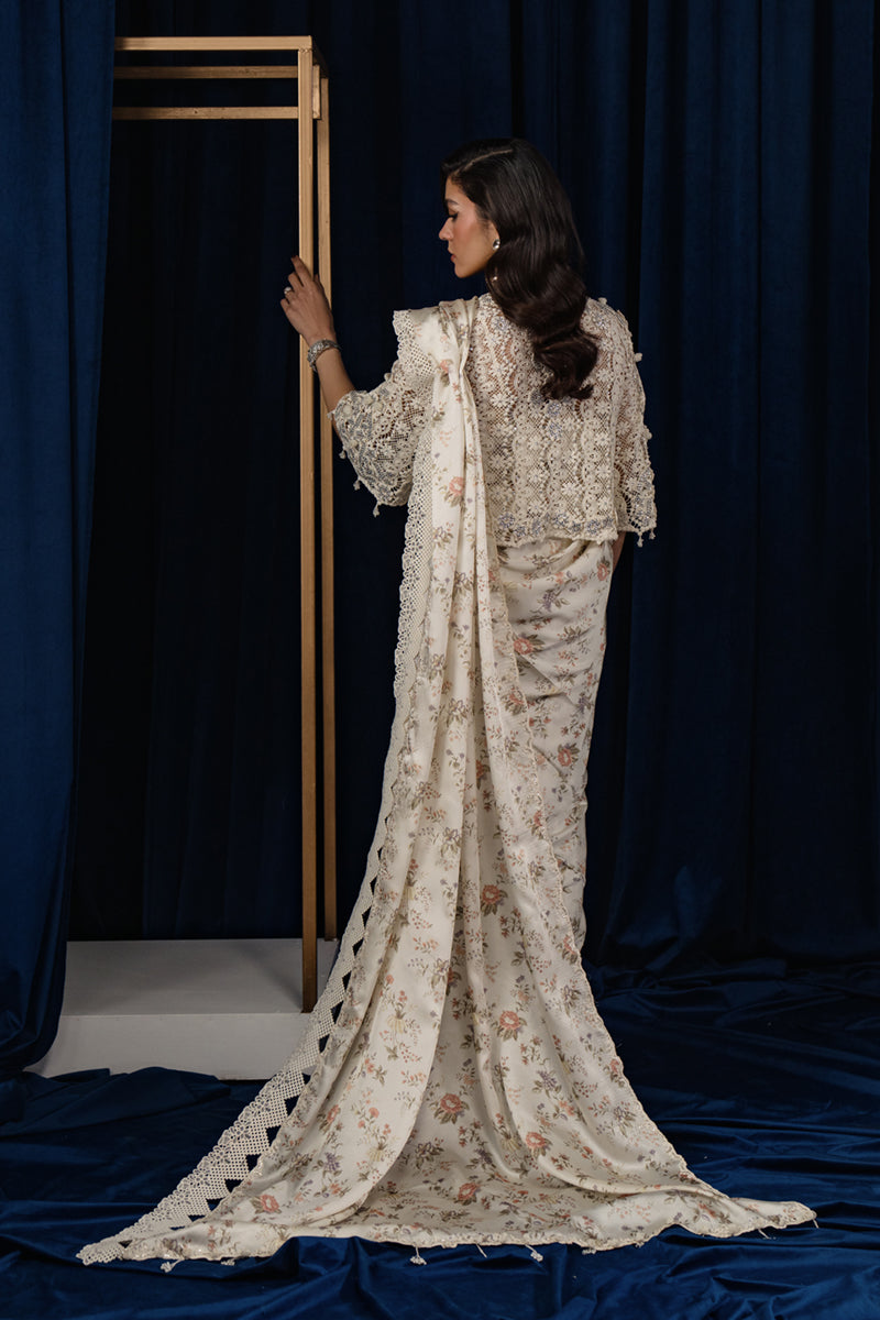 Qalamkar | Luxe Pret | CR-05 AMIRA - by - Libasekhas UK - Registered Vendor of : Qalamkar - 100% Original Designer Dresss