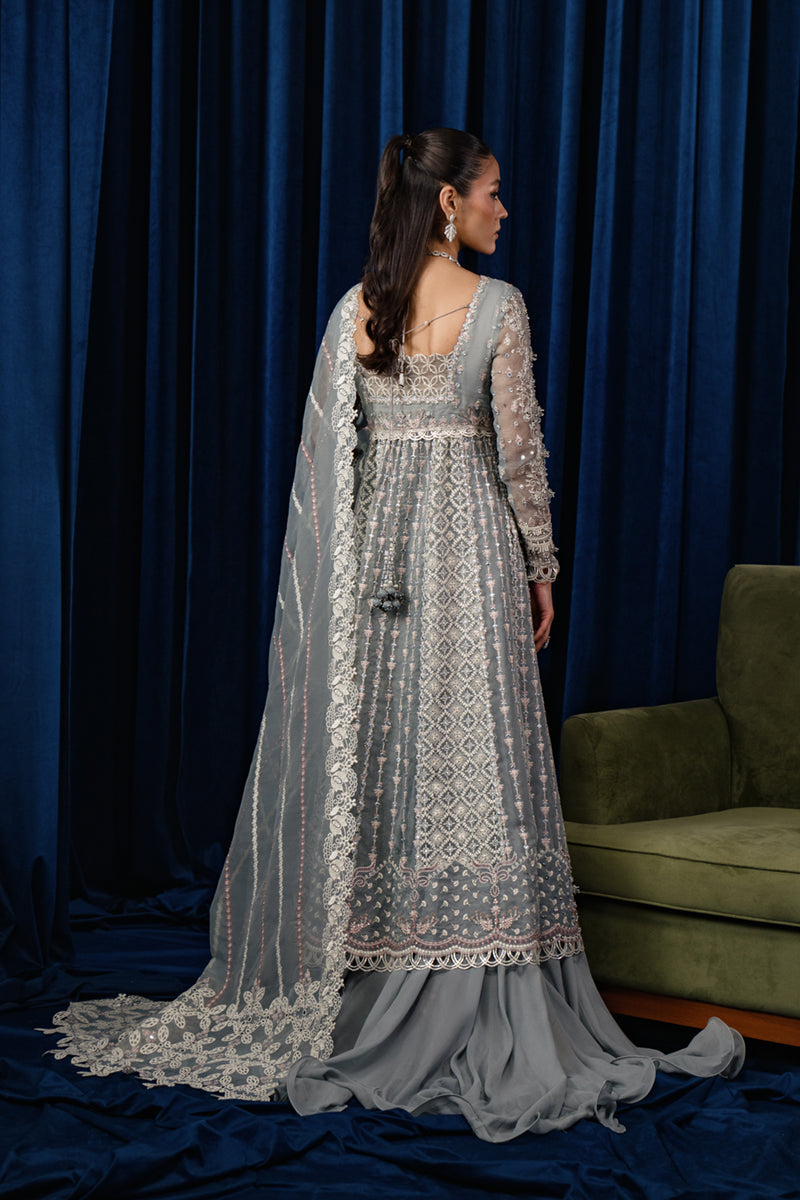 Qalamkar | Luxe Pret | CR-03 NOURA - by - Libasekhas UK - Registered Vendor of : Qalamkar - 100% Original Designer Dresss