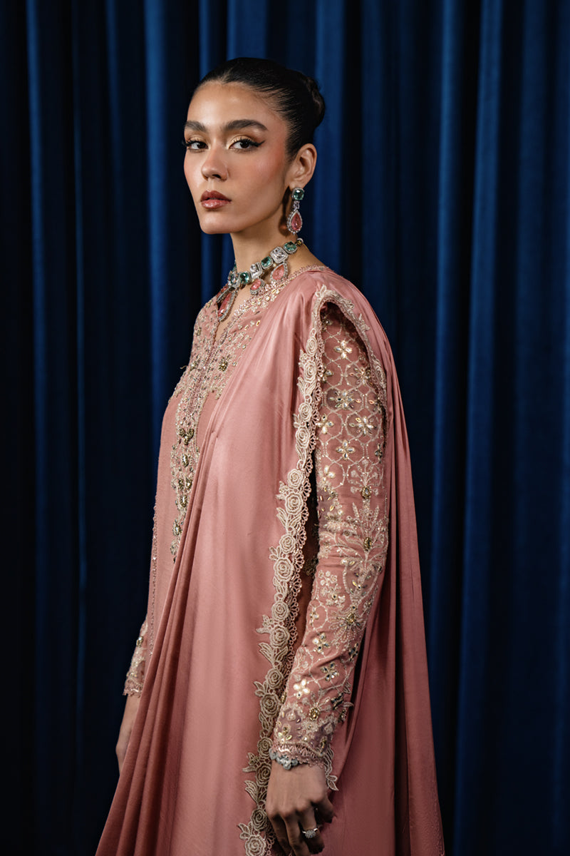 Qalamkar | Luxe Pret | CR-01 NYLA - by - Libasekhas UK - Registered Vendor of : Qalamkar - 100% Original Designer Dresss