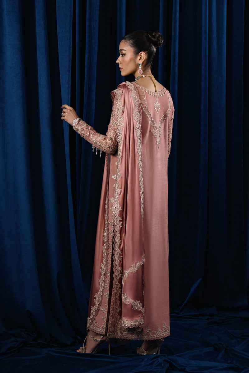 Qalamkar | Luxe Pret | CR-01 NYLA - by - Libasekhas UK - Registered Vendor of : Qalamkar - 100% Original Designer Dresss