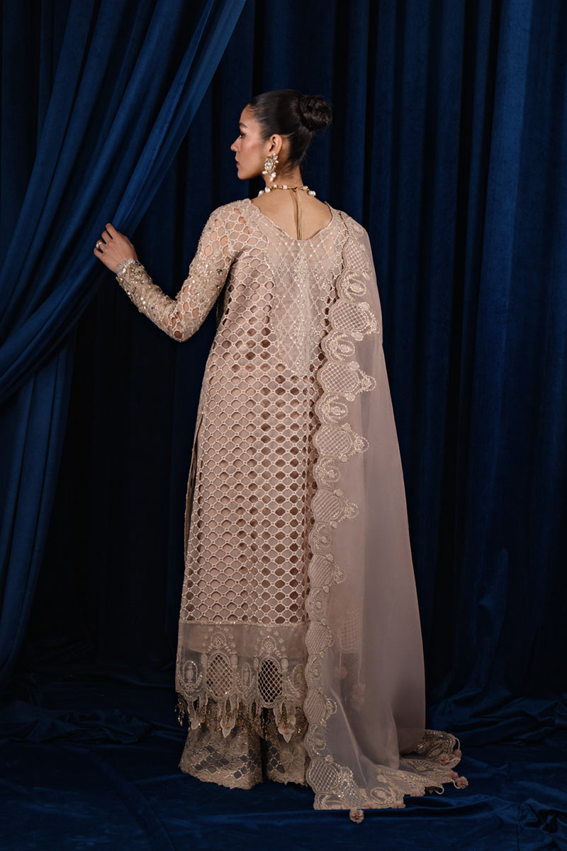Qalamkar | Luxe Pret | CR-02 MARIYA - by - Libasekhas UK - Registered Vendor of : Qalamkar - 100% Original Designer Dresss