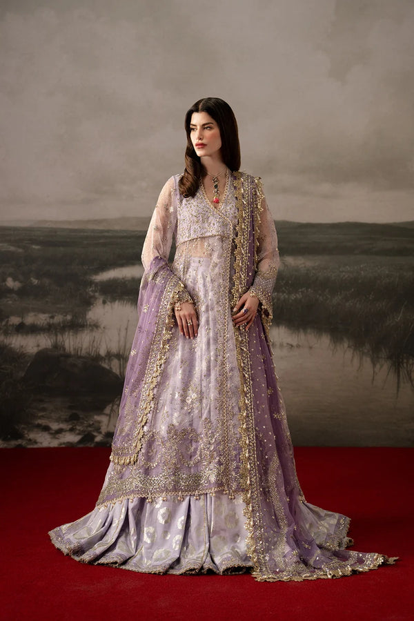 Afrozeh | AURE | Lavender Gown & Lehnga-Monet