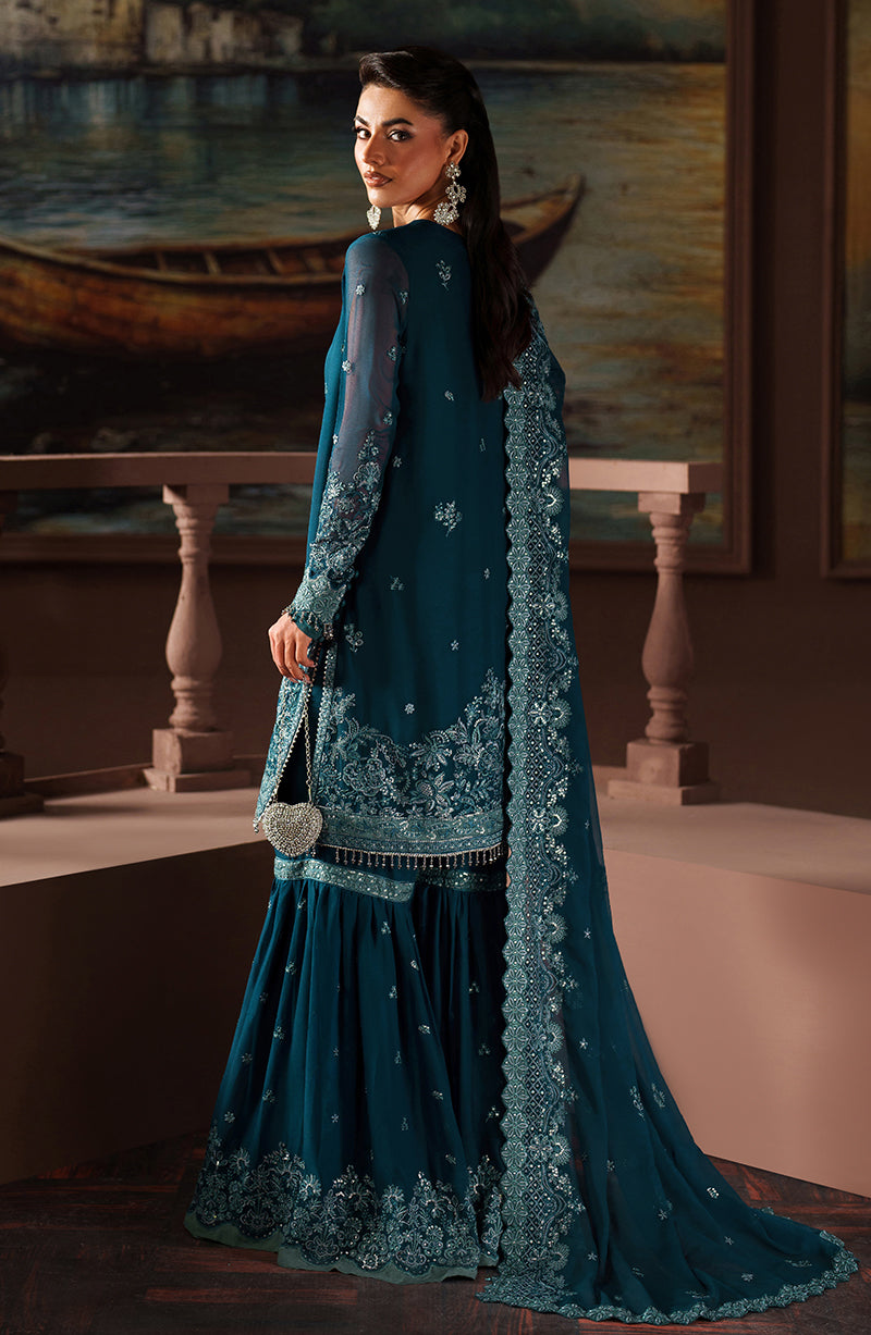 Zarif | Premium Chiffon | ZRF-PRC-03 KATE - by Libasekhas UK - Registered Vendor of : Zarif - 100% Original Designer Dress