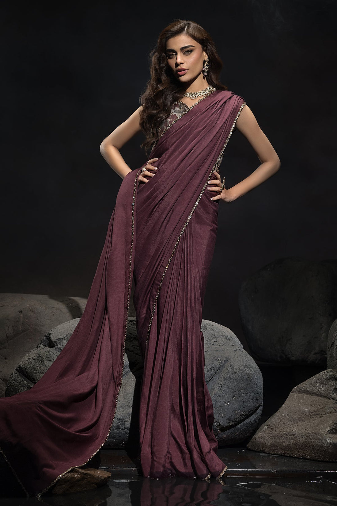 Charizma | Statement Dresses | STM-4-07 - by - Libasekhas UK - Registered Vendor of : Charizma - 100% Original Designer Dresss