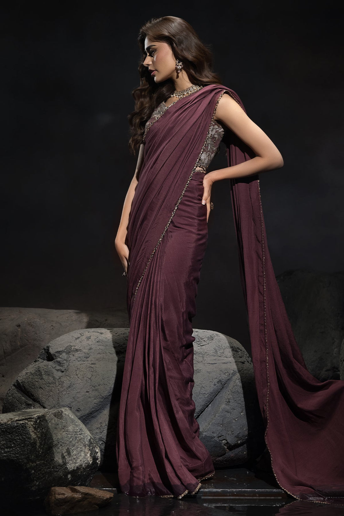 Charizma | Statement Dresses | STM-4-07 - by - Libasekhas UK - Registered Vendor of : Charizma - 100% Original Designer Dresss