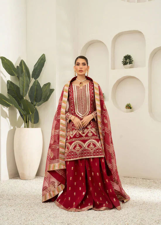 Daud Abbas | Shehnai Festive Formals 24 | Maahru - by - Libasekhas UK - Registered Vendor of : Daud Abbas - 100% Original Designer Dresss