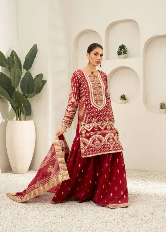 Daud Abbas | Shehnai Festive Formals 24 | Maahru - by - Libasekhas UK - Registered Vendor of : Daud Abbas - 100% Original Designer Dresss
