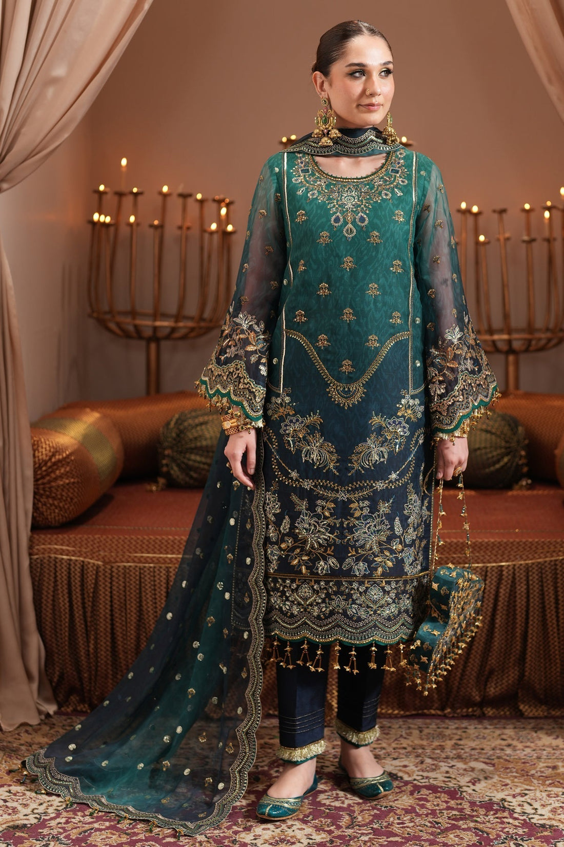 Alizeh | Jhalak Formals | AF-JHLK-04-DEEWANI - by - Libasekhas UK - Registered Vendor of : Alizeh - 100% Original Designer Dresss